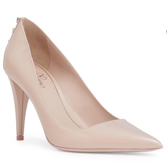 NWOT 100% Authentic Valentino Garavani Rockstud Pointed Toe Pump - Picture 2 of 12